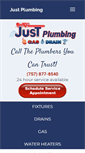 Mobile Screenshot of calljustplumbing.com